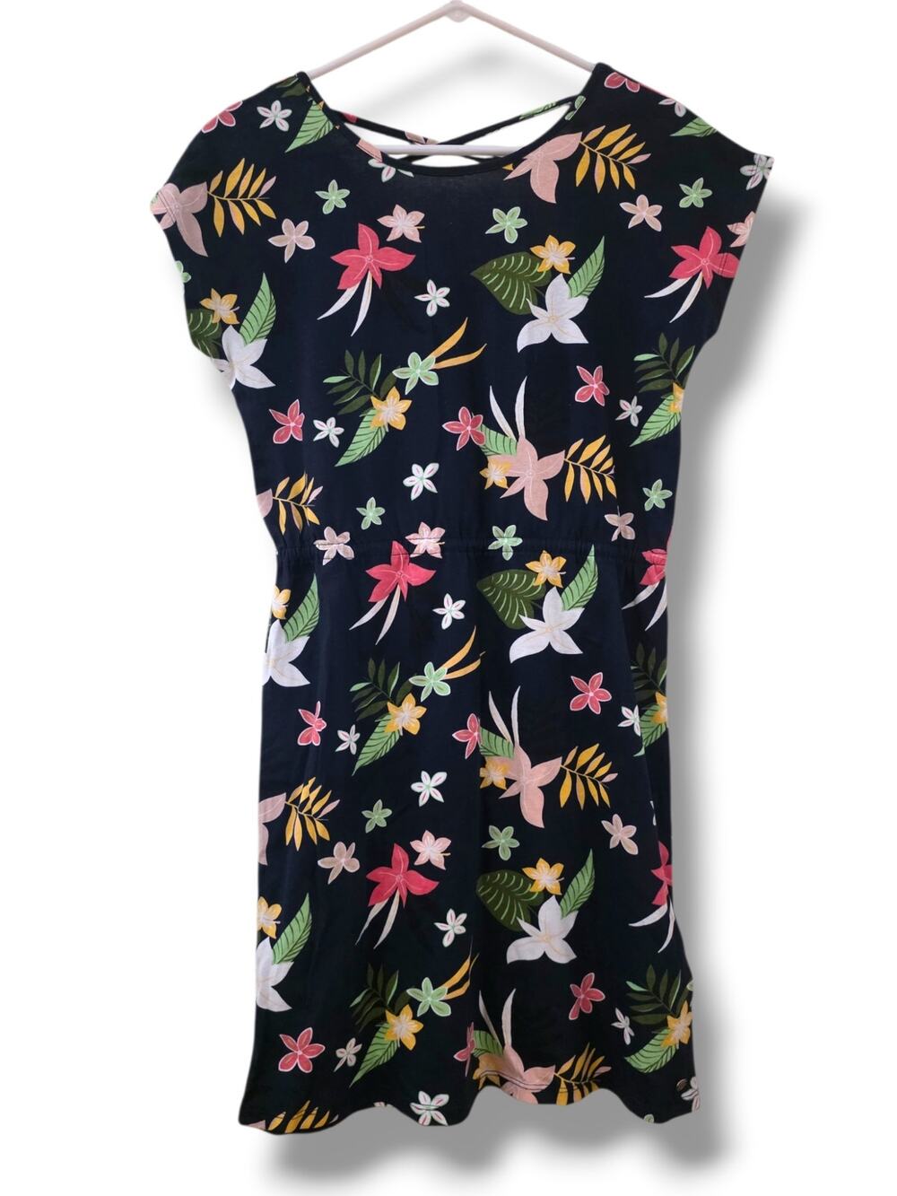 Roxy Girls Size 16 Tropical Floral Dress Best Old Song NWT